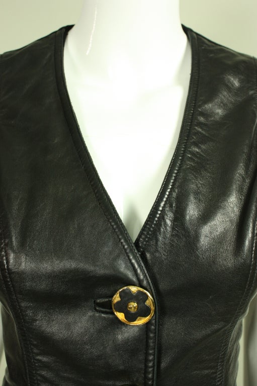 Gemma Kahng Leather Vest 2