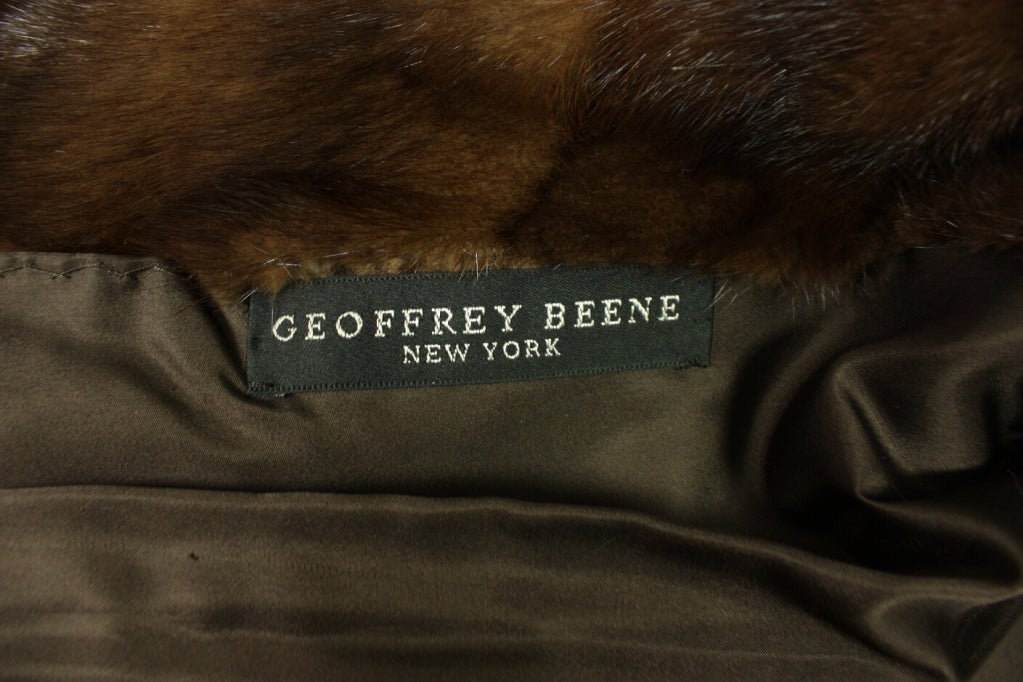 1980's Geoffrey Beene Mink Coat 3