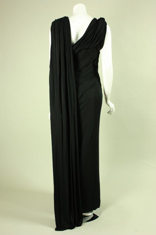 Late 1940's Jacques Griffe Haute Couture Gown In Excellent Condition For Sale In Los Angeles, CA