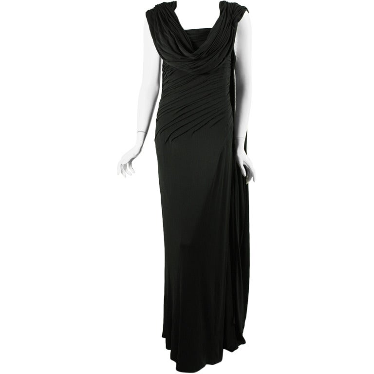 Late 1940's Jacques Griffe Haute Couture Gown For Sale at 1stDibs
