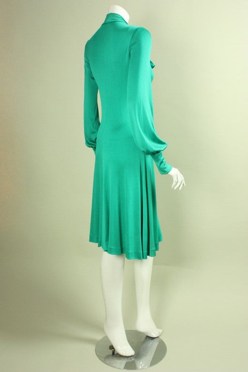1970's Giorgio Sant Angelo Jersey Dress In Excellent Condition In Los Angeles, CA