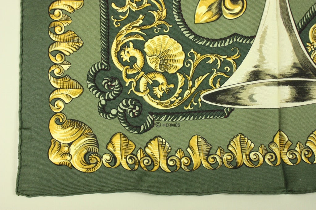 Hermes Silk Scarf: Ludovicus Magnus 1