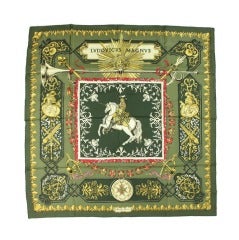 Hermes Silk Scarf: Ludovicus Magnus