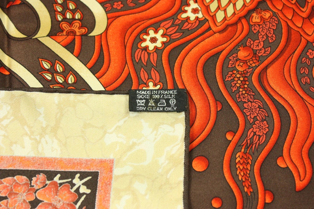 Hermes Silk Scarf: Gloria Soli (Carpe Diem) 2