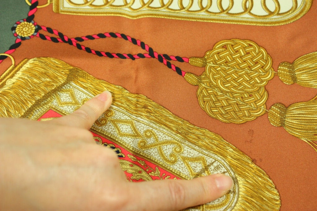 Women's Hermes Silk Scarf: Poste et Cavalerie