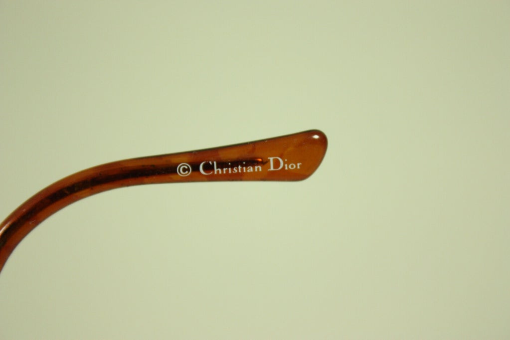 Christian Dior Sunglasses, 1980s  In Excellent Condition For Sale In Los Angeles, CA