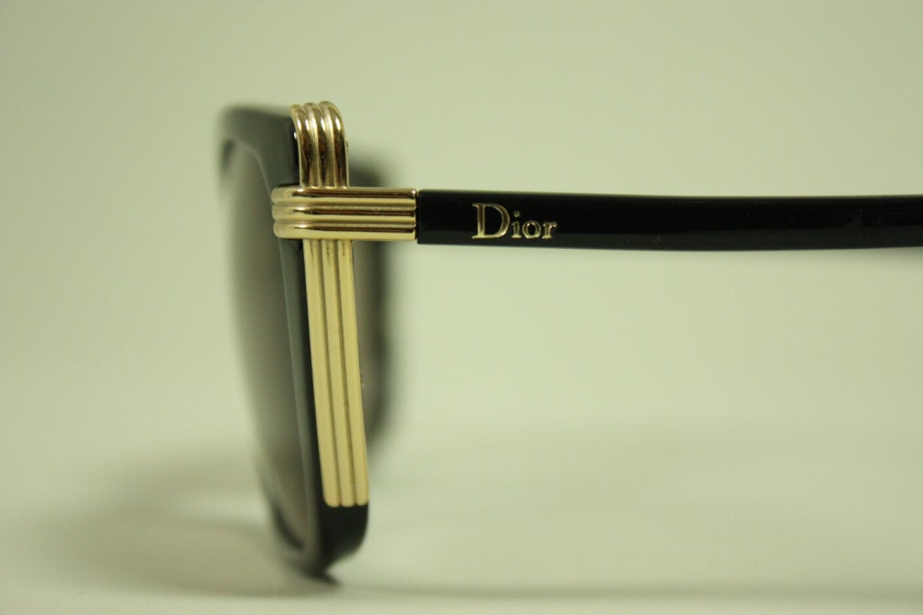 Brown 1980's Christian Dior Sunglasses For Sale
