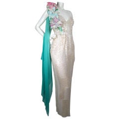 1980's Riazee Sequined Gown-SALE!
