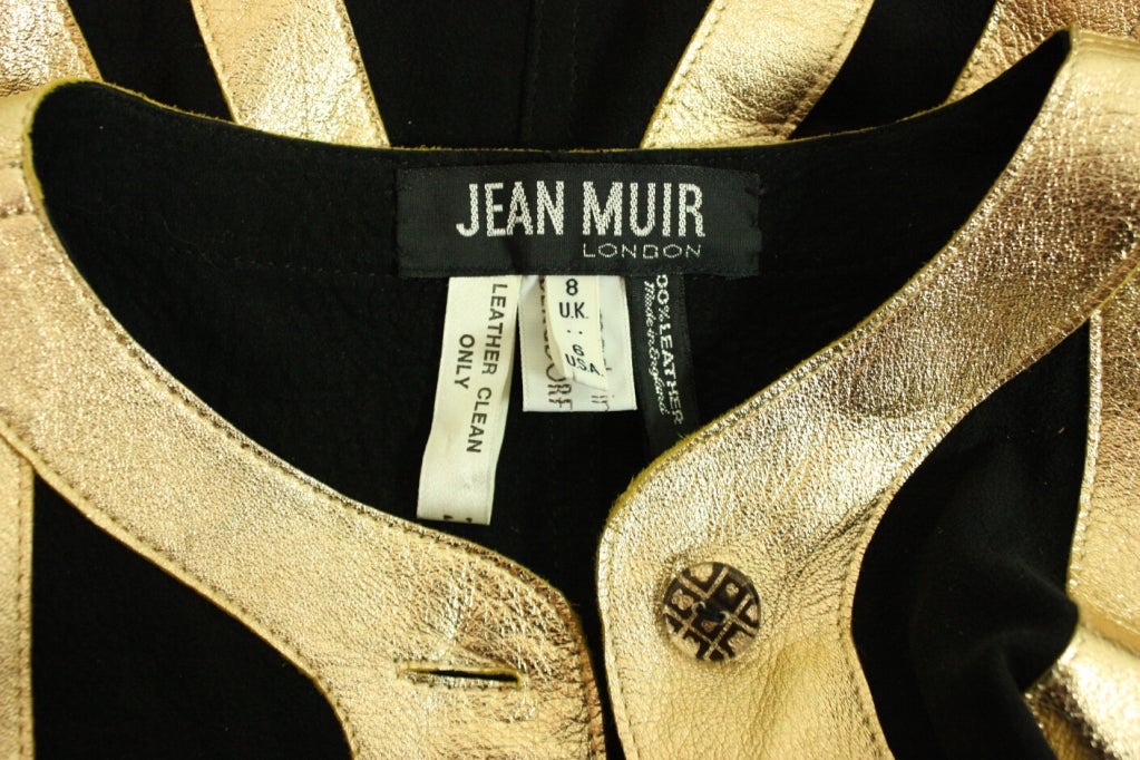 1980's Jean Muir Graphic Suede Jacket 3
