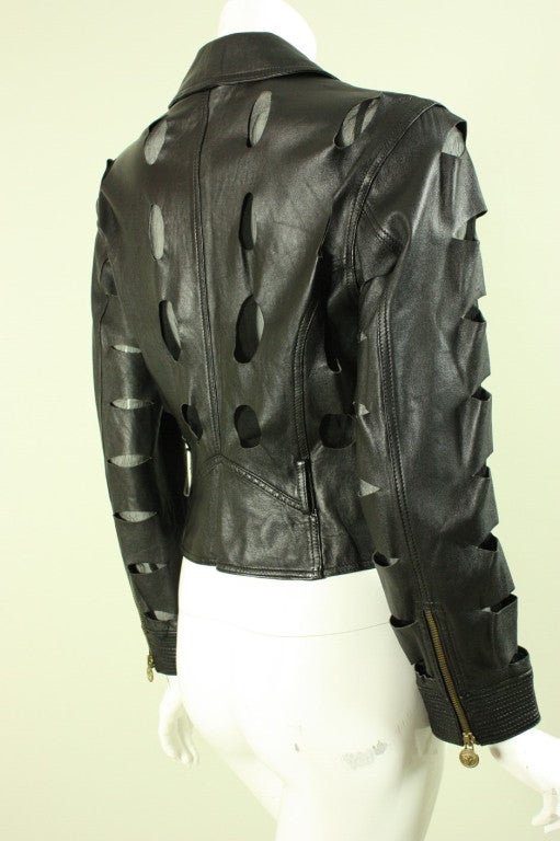 1990's Gianni Versace Versus Leather Jacket 1