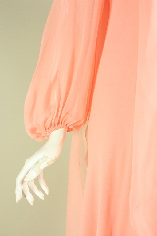 1970's Stavropoulos Chiffon Gown 5