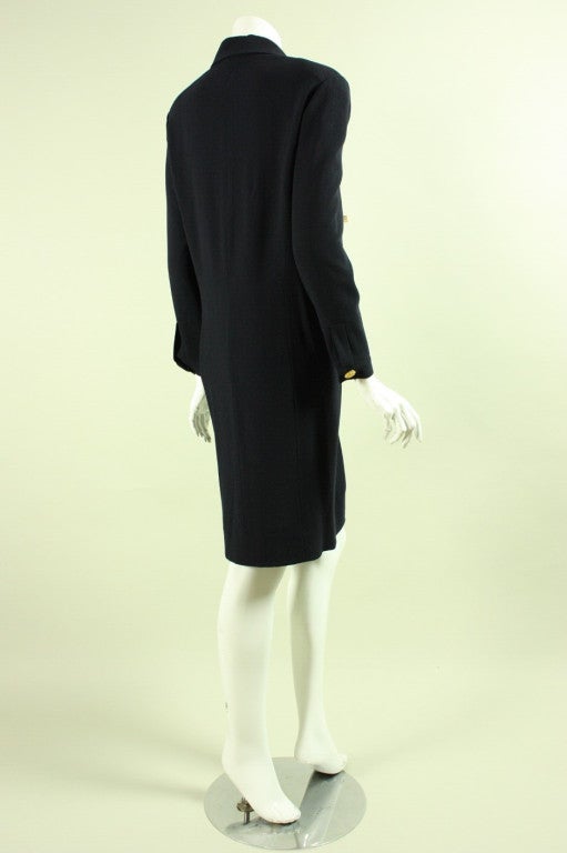 Black 1990's Chanel Dress with Faux Blazer Styling For Sale