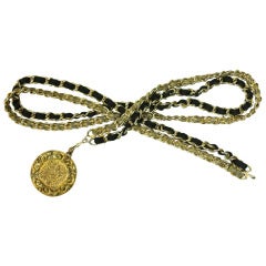 Vintage 1960's Chanel Chain Belt with Original Box