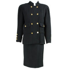 Vintage 1980's Chanel Wool Suit