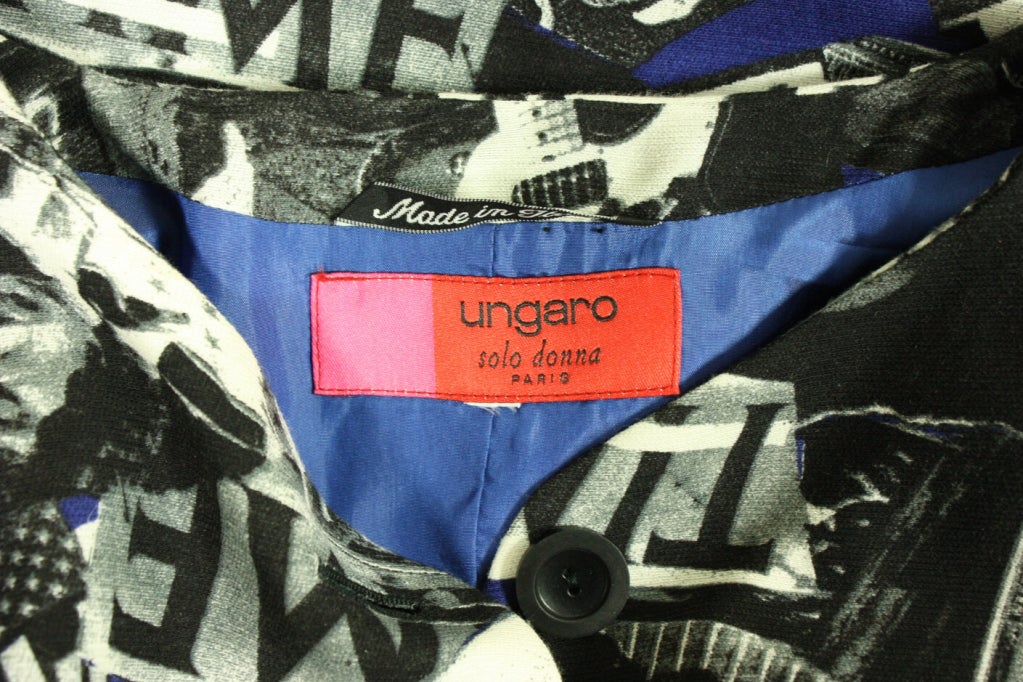 Ungaro Jacket with Pop Art Print 3