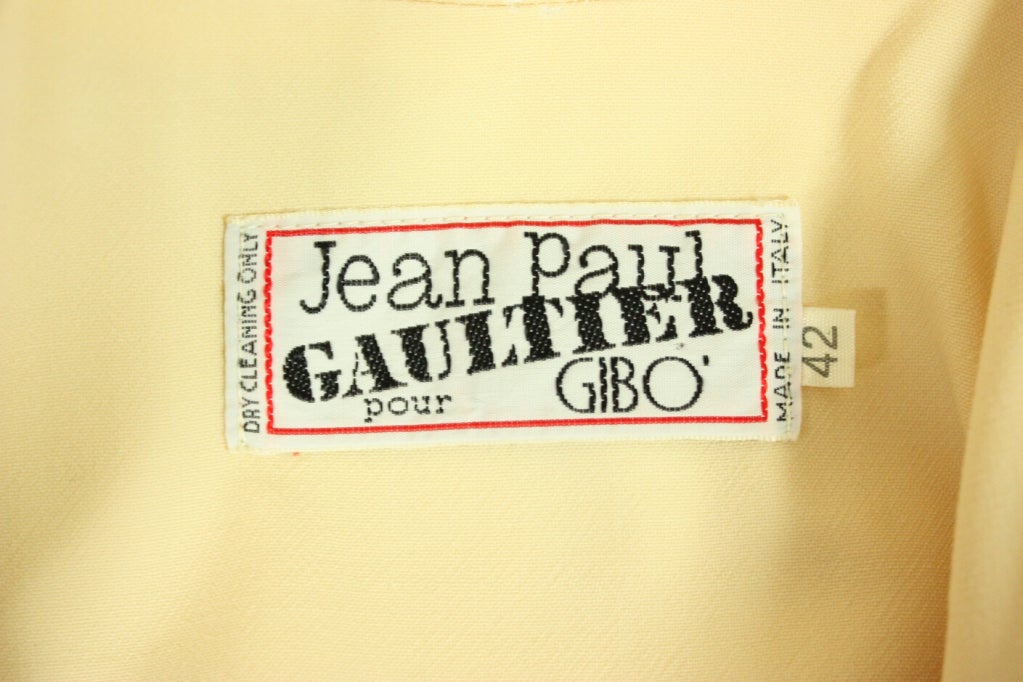 Jean Paul Gaultier for Gibo Double-Breasted Trench Coat For Sale 4
