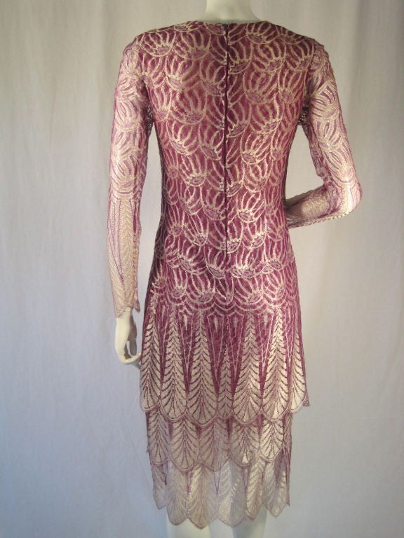 Women's Galanos Lace Dress