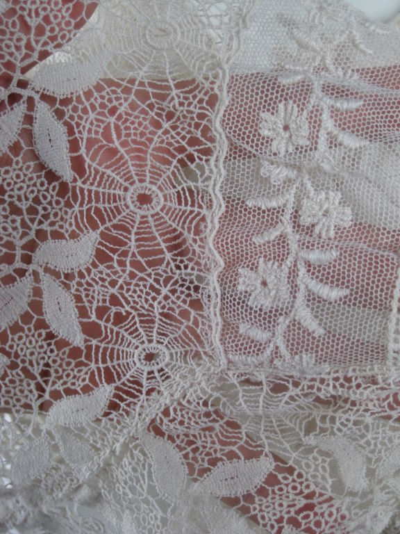 Edwardian Spiderweb Lace Dickie at 1stdibs
