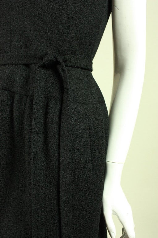 Norman Norell Little Black Dress, 1960s For Sale 2