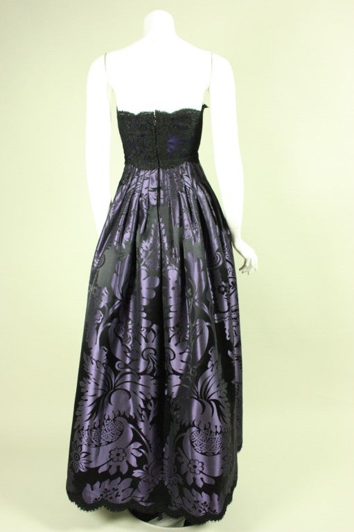 Women's Geoffrey Beene Strapless Gown with Jacket For Sale