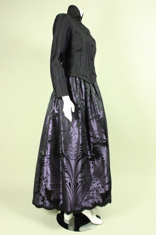 Geoffrey Beene Strapless Gown with Jacket For Sale 2