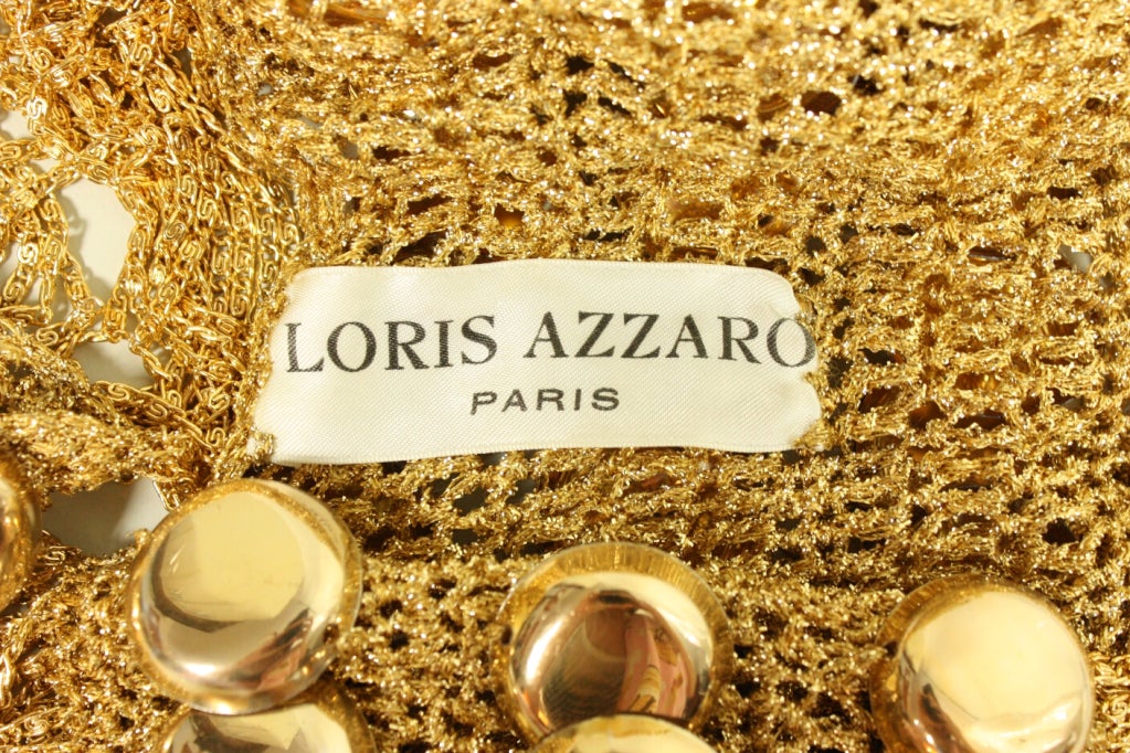 1970's Loris Azzaro Chain Link & Knit Vest 4