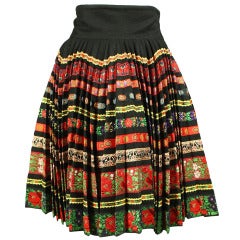 Christian Lacroix Ethnic-Inspired Ribbon Skirt