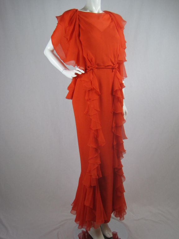Helen Rose Chiffon Evening Gown & Bolero 5
