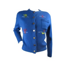1950's Country Club Novelty Sweater-SALE!
