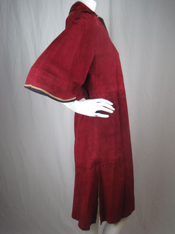 1970's Ted Lapidus Suede Dress-SALE!