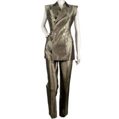 Vintage Gaultier Silk Trouser Suit-SALE!