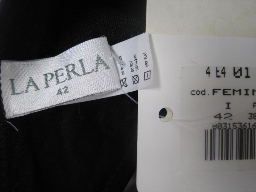 La Perla Black Asymmetric Swimsuit with Cut Out Waist 2