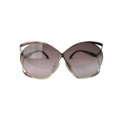 Retro 1970's Purple Christian Dior Sunglasses