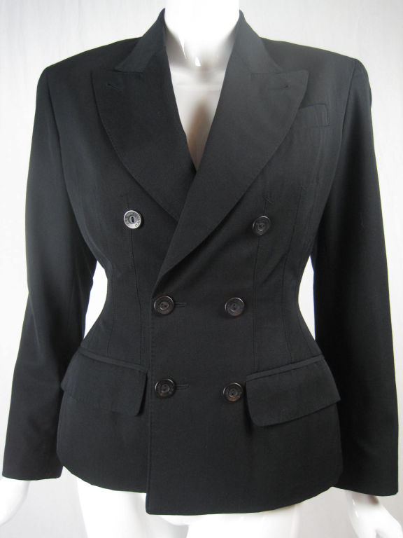 Gaultier Double Breasted Jacket with Padded Hips 6