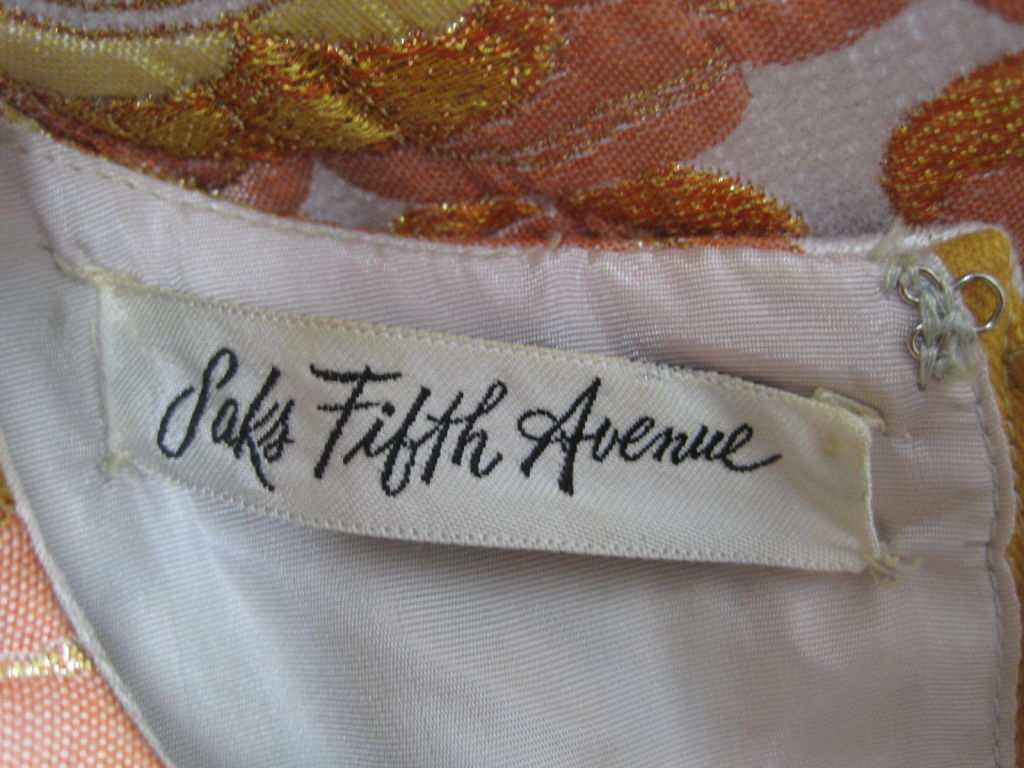 Body Noir Métallisé Doré Saks Fifth Avenue - Fabriqué En Italie - Taille L Femme