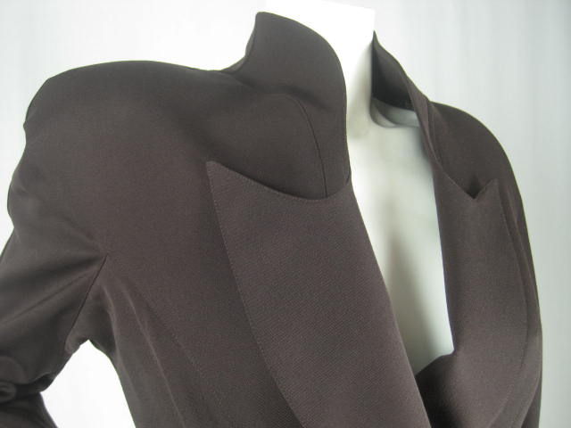 Mugler Brown Skirt Suit In Excellent Condition In Los Angeles, CA
