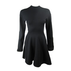 Azzedine Alaia Dress with Flounce Skirt