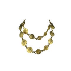 1970's Mimi Di N Sand Dollar Belt or Necklace 10