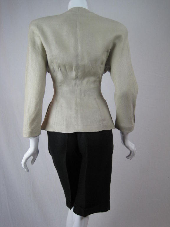 Women's Thierry Mugler Linen Ensemble-SALE!