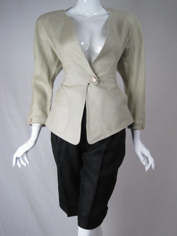 Thierry Mugler Linen Ensemble-SALE! 4