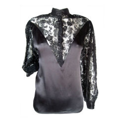 Ted Lapidus Couture Lace Blouse-SALE!