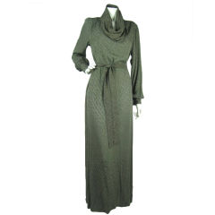 Hubert Pinault Silk Gown 4