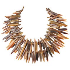 Gerda Lynggaard for Monies Dramatic Horn Necklace