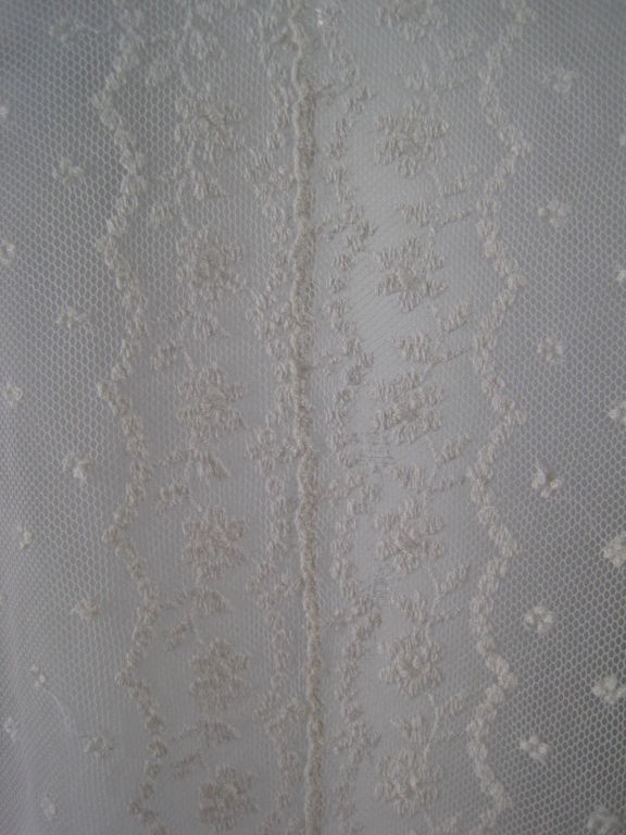 Edwardian White Lace Bed Jacket 3
