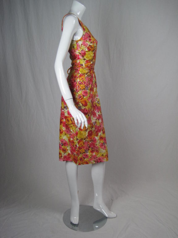 Women's 1960's Cocktail Dress with Sequins