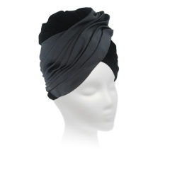 1940's Black Turban by Unger