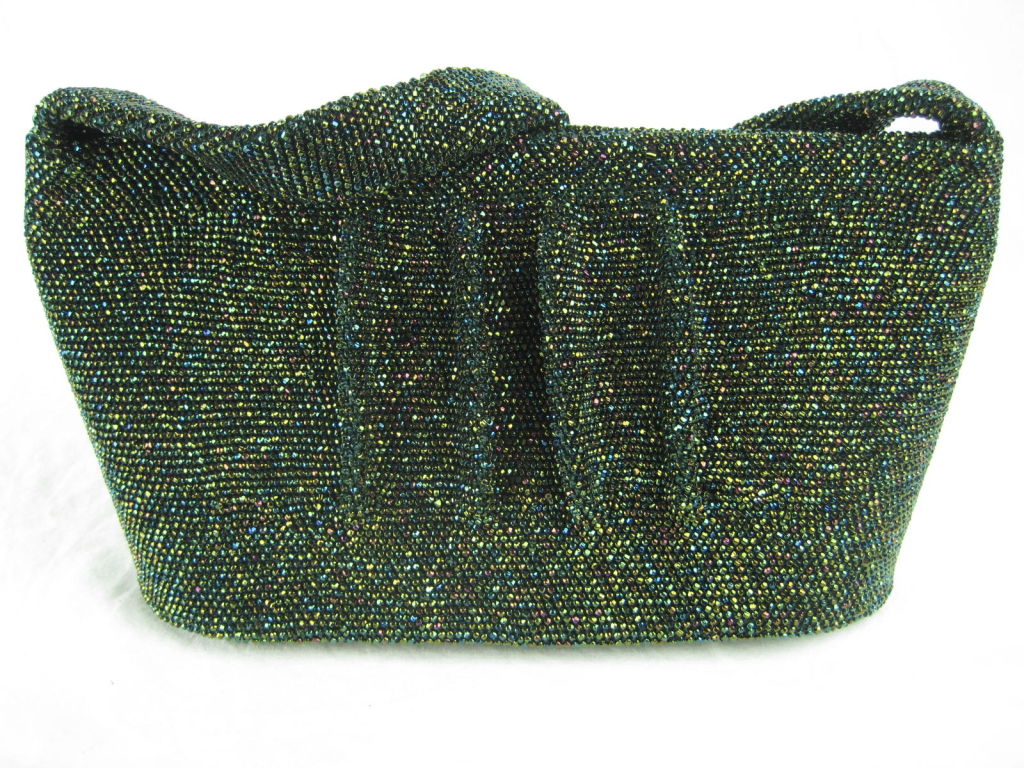 1940's Carnival Beaded Handbag 3