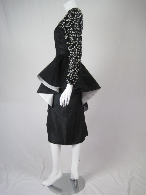 Women's 1980's French Cocktail Dress For Sale