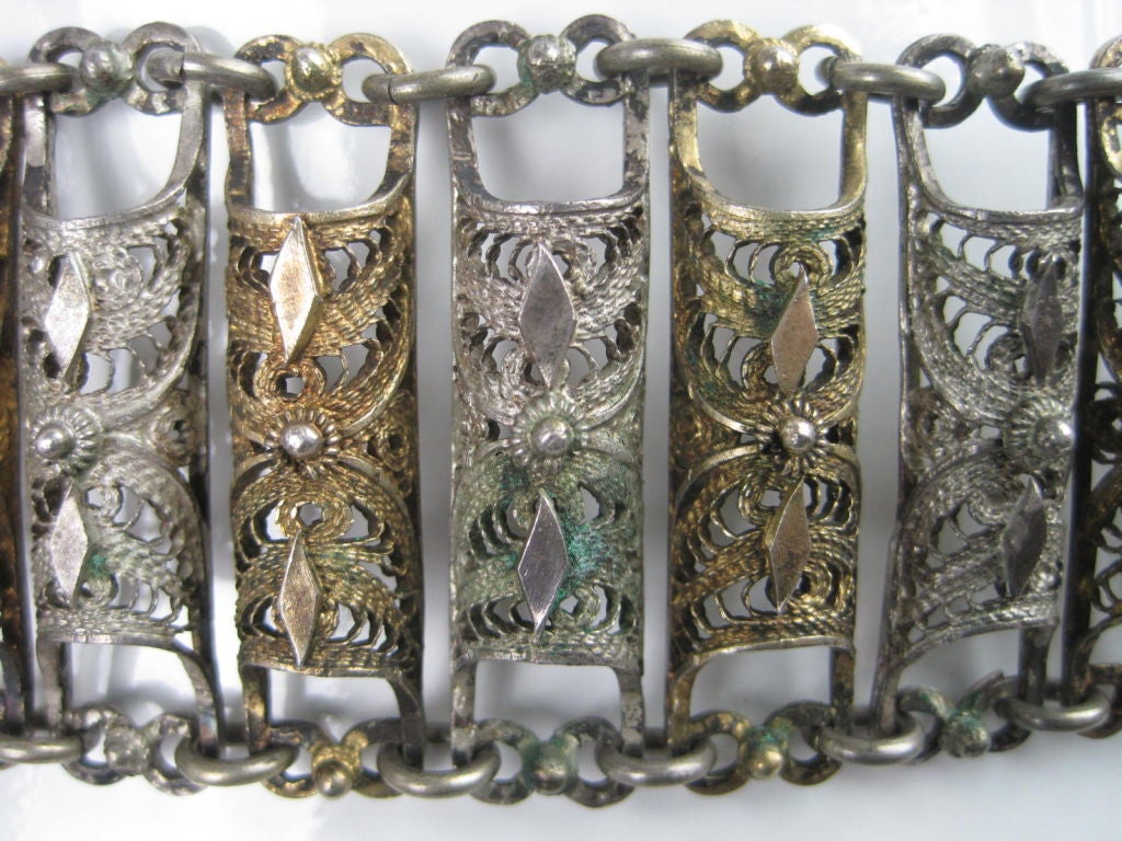 Antique Balkan Filigree Wedding Belt-SALE! 3