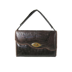 1960's Genuine Alligator Handbag